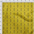 thumbnail image 3 of oneOone Polyester Lycra Fabric Arrow & Paisley Ikat Decor Fabric Printed BTY 56 Inch Wide, 3 of 4