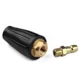 thumbnail image 4 of Pressure Washer Tips Turbo Nozzle 4000psi Max Rotating Pressure Washer Nozzle with 14'' Quick Connect for Remove Ads Bark Rust, 4 of 7