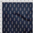 thumbnail image 4 of oneOone Cotton Poplin Black Fabric Asian Block Floral Sewing Craft Projects Fabric Prints By Yard 56 Inch Wide, 4 of 4