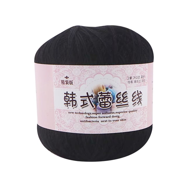 Fil pour Crochet Fil Dentelle Bricolage Tissé Mercerisé Bébé Fil Fin Fil à Crocheter Fil à Crocheter pour Crocheter