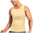 thumbnail image 1 of Pitauce Compression Shirts for Men Tummy Control Body Shaper Slimming Undershirt Tank Top Shapewear with Zipper, 1 of 4