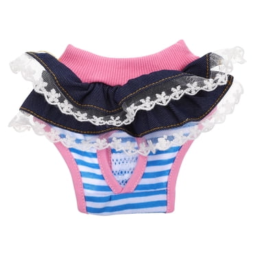 Weiweiguan Female Dog Diaper Washable Dog Period Panties Comfortable Female Dog Diapers