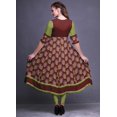 thumbnail image 4 of Bimba Kurta Anarkali Longue à Imprimé pour Fête, Évasée, Coupe A, Kurtis pour Femmes, 4 of 5