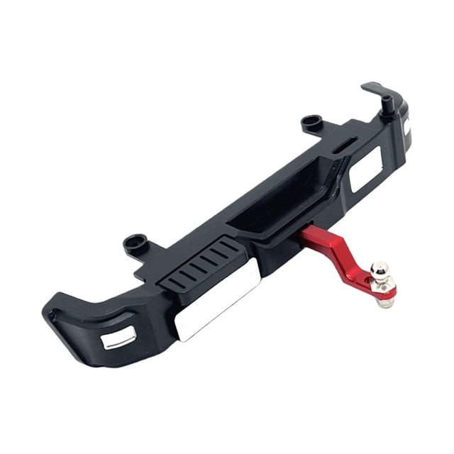 FashionCha RC Car Guard Aluminum Anti-Collision Bar Replacement Accessory with Trailer Hitch, Replacement Part for Remote Control Vehicle, Suitable for Simulatio black
