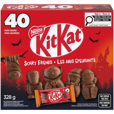 KITKAT Halloween Scary Friends, Individually Wrapped Milk Chocolate with Wafer Pieces