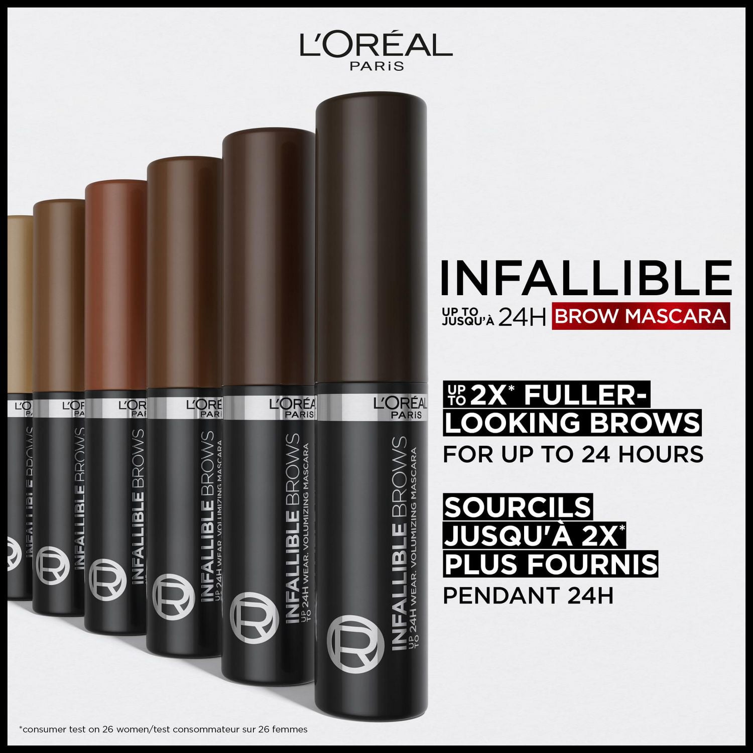 L'Oréal Paris Infallible Mascara à Sourcils Volumisant 24H