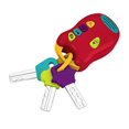 thumbnail image 1 of Battat Toy Keys - 3 Keys & Remote with 4 Fun Sounds - Mini Flashlight - Toy car Keys with Fob for Baby, Toddler - Light & Sound Keys - 6 Months + Red,, 1 of 7