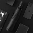 thumbnail image 5 of 1 PACK Travel Umbrella Windproof 8 RIBS Auto Open & Close Collapsible Folding Small Compact Umbrella for Rain Brown, 5 of 5