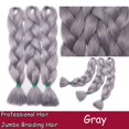 thumbnail image 2 of Ombre Jumbo Braiding Hair Extensions High Temperature Synthetic Twist Hair Multiple Colored Hair, 2 of 5