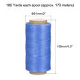 thumbnail image 2 of Unique Bargains 186 Yards 210D/1mm Leather Sewing Thread Polyester Waxed Cord, Sapphire Blue, 2 of 5