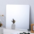 thumbnail image 3 of KAKOWELY Safety Mirror Self Adhesive Mirror Tile Silver 1Set Space Enlargement Home Decor, 3 of 8