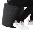 thumbnail image 5 of Seville Classics Rocking Wobble Storage Ottoman Footrest Seat Stool, 1-Pack, Modern Gray, 5 of 5