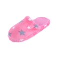 thumbnail image 1 of CTM® Girl's Night Star Slip On Slippers, 1 of 2