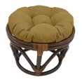 thumbnail image 1 of Coussin Repose-Pieds Capitonné Rond en Polyester Filé de 18 Po, 1 of 3