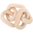 thumbnail image 4 of Decorative Wood Chain Link Wood Chain Decor Household Wood Chain Link for Ornament, 4 of 9