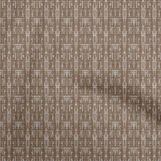 oneOone Cotton Cambric Brown Fabric Texture Craft Projects Decor Fabric Printed By The Yard 56 Inch Wide
