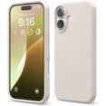 thumbnail image 1 of KOMI Compatible with iPhone 16 Pro Max Case, Premium Liquid Silicone Case, Full Body Protective Cover, Shockproof, Slim Phone Case, Anti-Scratch Soft Microfiber Lining, 6.9 inch Stone, 1 of 5