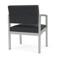 thumbnail image 5 of Lenox Fauteuil d'Appoint Surdimensionné en Acier pour Réception / Acier Argenté / Gris Foncé, 5 of 5
