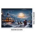 thumbnail image 3 of CEHVOM Tapis de Noël pour l'Extérieur, Tapis de Porte Rouges de Noël pour l'Entrée Extérieure, Tapis de Porte avant de Noël pour l'Entrée Intérieure, Tapis de Décoration de Noël pour la Maison, Tapis de Salon Décoration de Sol, 3 of 3