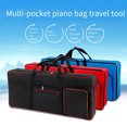 thumbnail image 3 of Baohd Piano Padded Case Electronic Organ Bag Protective Waterproof Storage Oxford Cloth Sleeve Backpack Large Capacity Black, 3 of 6