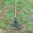 thumbnail image 4 of WIFKLSIIPG Rake 22 Tooth Rake Wooden Handle Dead Leaf Rake Wire Rake Garden Rake Garden Tool(without handle)), 4 of 7