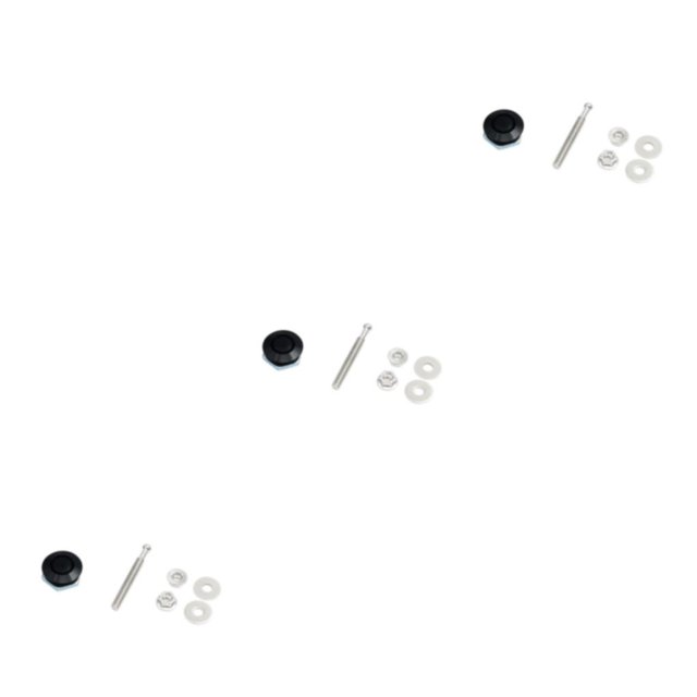Ruiboury Lightweight Hood Lock For Car Modification Security Sleek Affordable black DP16-25 3Set