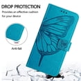 thumbnail image 4 of Butterfly Wallet Case for iPhone 17 Pro with Card Slots & Stand - Shockproof Blue, 4 of 5
