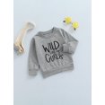 thumbnail image 3 of TheFound Hauts de Chandail en Molleton pour Bébé avec Lettres WLID LIKE MY CURLS, 3 of 8