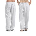 thumbnail image 4 of Faithtur Women´s Drawstring Pants, Summer Elastic Waist Solid Color Loose Lounge Pants with Pockets, 4 of 6