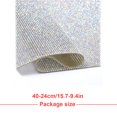 thumbnail image 4 of Baohd Crystal Rhinestone Ribbon Glass Drill Mesh Glitter Clothing Accessories Shiny Sticker Present Decoration DIY Decorating Prop white ABcolor 8 hot melt glue, 4 of 6