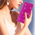 thumbnail image 5 of Compatible with Google Pixel 7A Sparkling Glitter Wallet Case with Card Pocket Flip Cover, 5 of 5