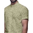 thumbnail image 4 of BESTMAN Chemise Décontractée pour Homme à Manches Courtes, Coupe Ajustée, en Coton, à Boutons, 4 of 5