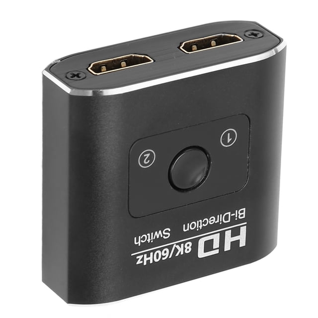 Interrupteur Interface Multimédia HD, Plug And Play 2 Ports Séparateur Vidéo Bidirectionnel pour