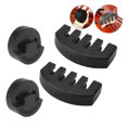 thumbnail image 2 of Beginners 4pcs Rubber Violin Mute Violin Silencer Four-Piece Set 2pcs Claw Style & 2pcs Round Tourte for Practice and Performance Improve Tone Control Ideal for Beginners and, 2 of 7