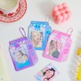 thumbnail image 3 of Korean Milk Bottle Photocard Holder 3inch Card Set Cartoon Cute Photo Star Chasing Student Girl Bus Card Storage Bag, 3 of 4