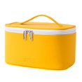 thumbnail image 1 of Boc Makeup Bag with Handle Portable Faux Leather Travel Makeup Bags for Outing, 1 of 10