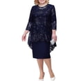 thumbnail image 4 of Robes d'Été Grande Taille pour Femmes 2024 Robe de Soirée Brodée Dentelle Brodée Ensemble Robe Deux Pièces Économisez jusqu'à 65 % de Rabais!, 4 of 4