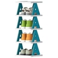 thumbnail image 1 of Dvkptbk Multi-layer Letter Shoe Rack, Small Shoe Cabinet For Household Doorstep Balcony, And Economical Folding Shoe Rack For Student Dormitories, 1 of 1