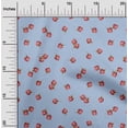 thumbnail image 1 of oneOone Georgette Viscose Fabric Pomegranate Fruit Fabric Prints by Yard 42 Inch Wide, 1 of 1