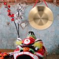 thumbnail image 4 of MasteelfCA Traditional Percussion Instrument Chinese Gong Hand Gong with Hammer (Golden), 4 of 7
