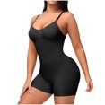 thumbnail image 4 of TIMIFIS Tummy Control Shapewear for Women Seamless Bodysuit Open Bust Mid Thigh Body Shaper Shorts - Summer, 4 of 8