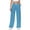 Light Blue, variant on ohmzyzo Wide Leg Sweatpants for Women High Waisted Baggy Sweat Track Pants Drawstring Casual Lounge Pants with Pockets