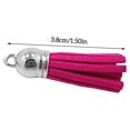 thumbnail image 3 of Shengyu 28 Pieces Keychain Charms Creative Delicate Keyring Pendant Tassels Simple Handbag Decor Tassel Craft Decoration DIY Accessory Rose red, 3 of 7