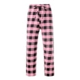 thumbnail image 4 of Dealovy Pajama Pants for Women High Waisted Plaid Pjs Bottoms Drawstring Color Block Comfy Lounge Trousers, 4 of 5