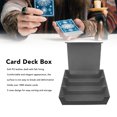 thumbnail image 3 of 1800+ Trading Card Storage Box with Dividers, 3 Rows PU Leather Magnetic Closure Card Deck Case Large Capacity Trading Card Organizer for Baseball Football Sports Cards, 3 of 7