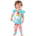 thumbnail image 2 of Hey Duggee Girls Blue Short Sleeve Long Leg Pyjama Set, 2 of 6