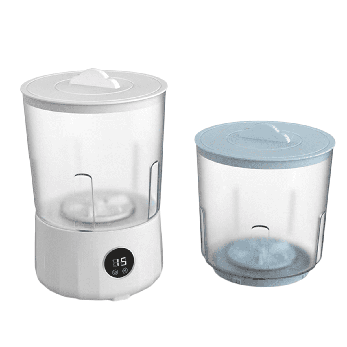 Underwear Washing Machine - Rechargeable Mini Washing Machine W/ 1.5L Tubs, Hand-Wash Tech for Travel, Camping, Dorm