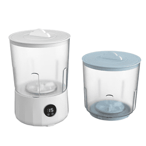 Underwear Washing Machine - Rechargeable Mini Washing Machine W/ 1.5L Tubs, Hand-Wash Tech for Travel, Camping, Dorm