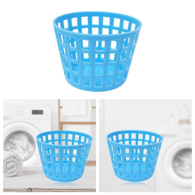 Mini Panier de Rangement en Plastique Outil de Nettoyage Boîte de Rangement Accessoire de Jardin Seau Bleu