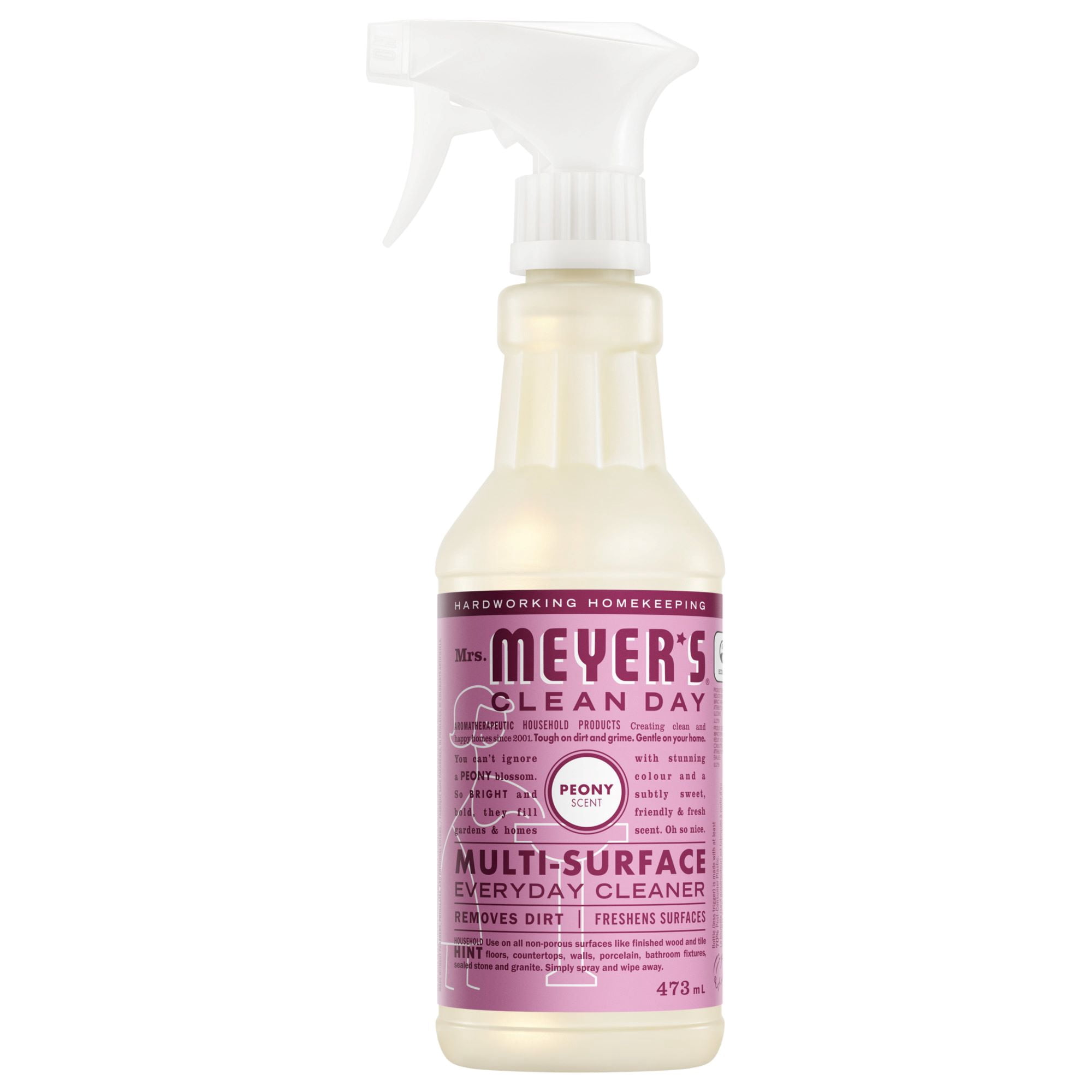 Mrs. Meyer's Clean Day Multi-Surface Everyday Cleaner, 473ml, Peony